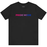 Bisexual Pride Mode Ombre Logo Tee